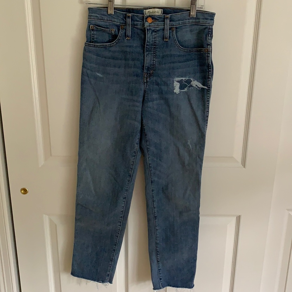 Madewell straight jeans size 28